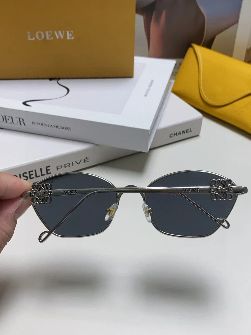 Loewe Metallic Hexagonal Sunglasses